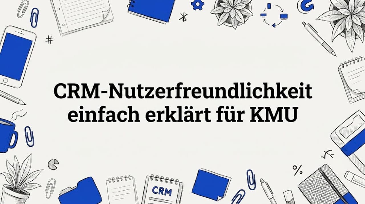CRM-Nutzerfreundlichkeit einfach erklärt für KMU