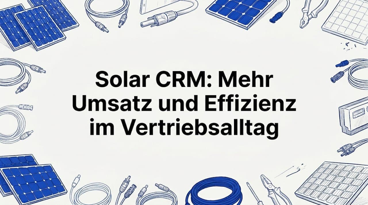 Solar CRM: Mehr Umsatz und Effizienz im Vertriebsalltag